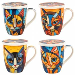 Taza con filtro "Gato"