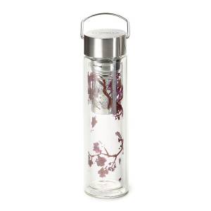 Flowtea Botella con filtro "Cherry Blossom"