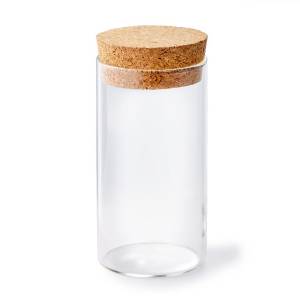 Tarro de cristal con tapa de corcho