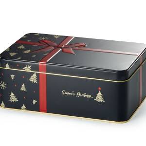 Lata rectangular "Season's Greetings"