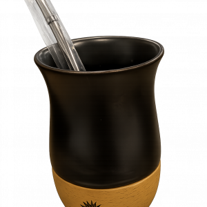 Mate de Cerámica con Bombilla