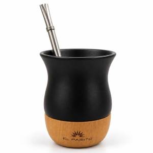 Mate de Cerámica con Bombilla