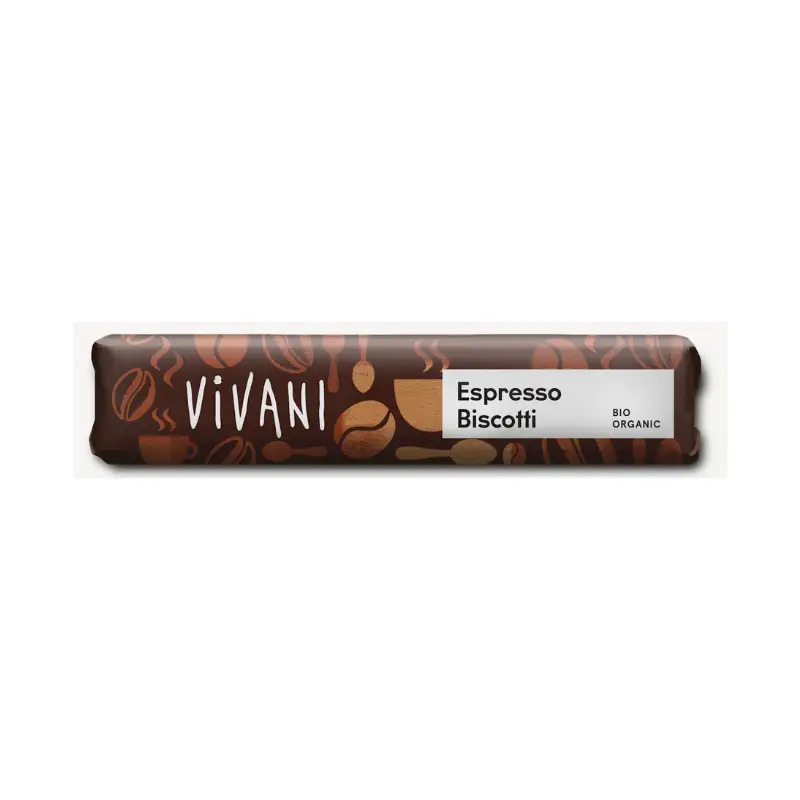 Barrita de Crema de Café Espresso y Galleta Bio Vivani