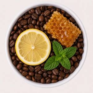 Café Miel, Limón & Menta