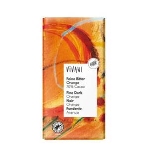 Chocolate Negro 70% con Naranja Vivani Bio
