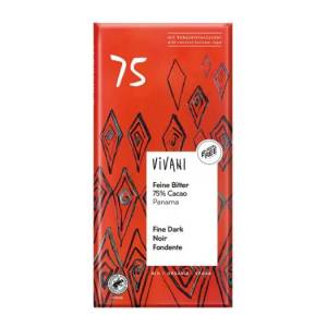 Chocolate Negro Panamá 75% con Azúcar de Coco Vivani Bio
