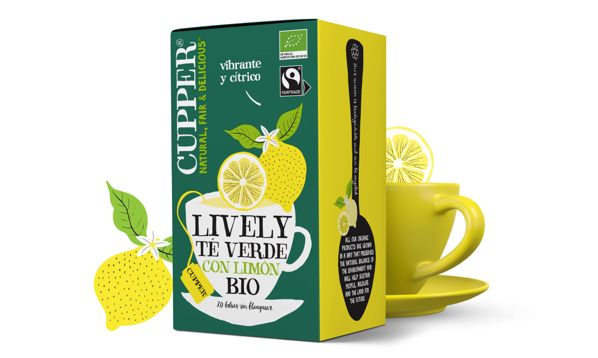 Cupper Té Verde con Limón Bio.
