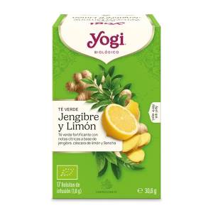 Yogi Tea Té verde Jengibre y Limón
