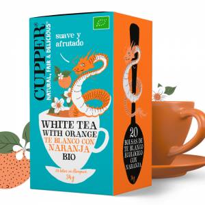 Cupper Té Blanco con Naranja Bio.