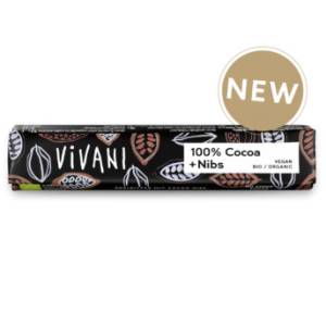Barrita de Chocolate 100% Cacao + Nibs