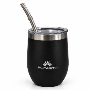 Mate acero inoxidable con tapa
