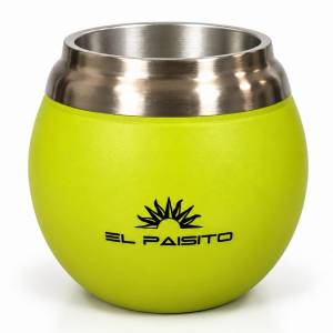 Mate Bola Acero Inoxidable Verde