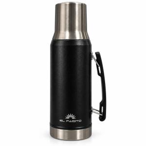 Termo Mate 1.2L Negro El Paisito