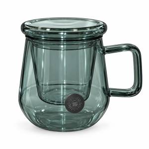 Taza con filtro de cristal Verde